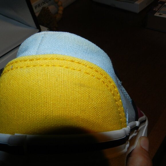 Women's Asher Color Block Slip In VANS Sneakers Size 7 - Picture 15 of 16